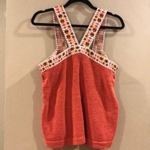 Madewell Embroidered Sweater Tank